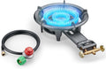 Propane Wok Burner for Camping, High Pressure Portable Stove