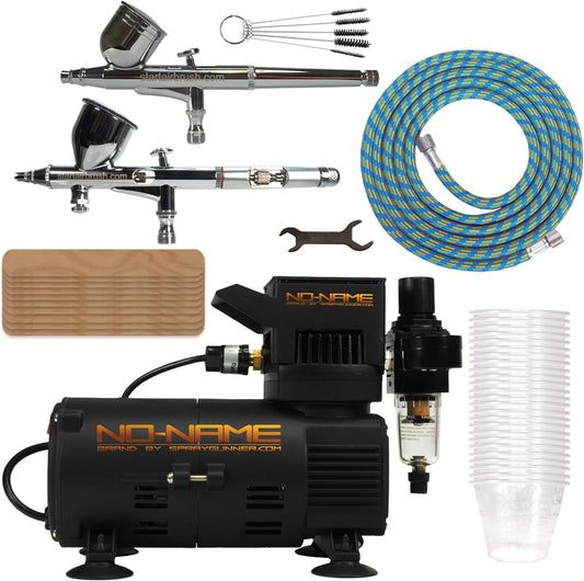 Rooty Compressor Dual Action Airbrush Kit: Versatile Creativity!