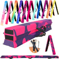 Folding Foam Balance Beam 6/8/9 ft - Extra Firm Suede Pad