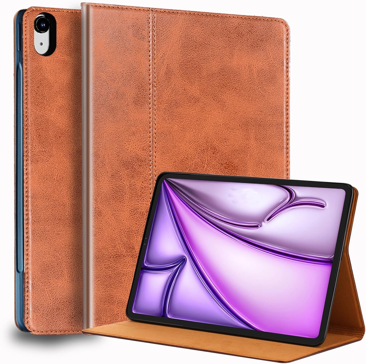 Genuine Leather Protective Shell for iPad Air 13-inch M3/M2