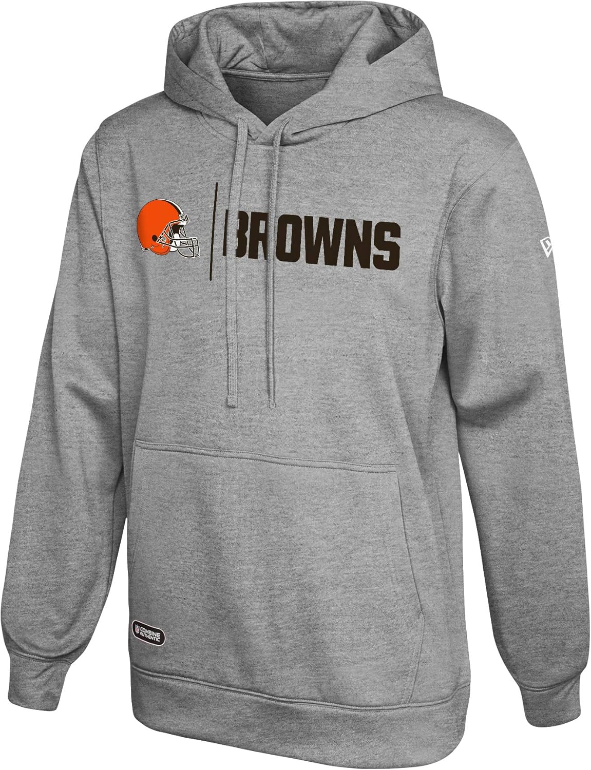 Cleveland Browns Cool Grey Gametime Pullover Performance Hoodie