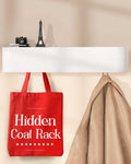 Wall Mounted Coat Rack with Shelf - Modern Entryway Organizer