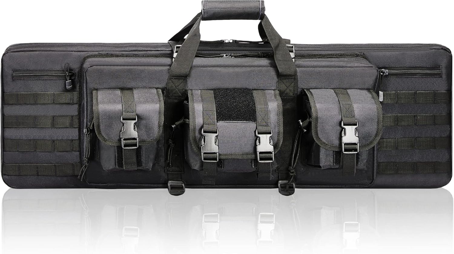 DULCE DOM Double Case Soft Padded Long Bag for Tactical Storage