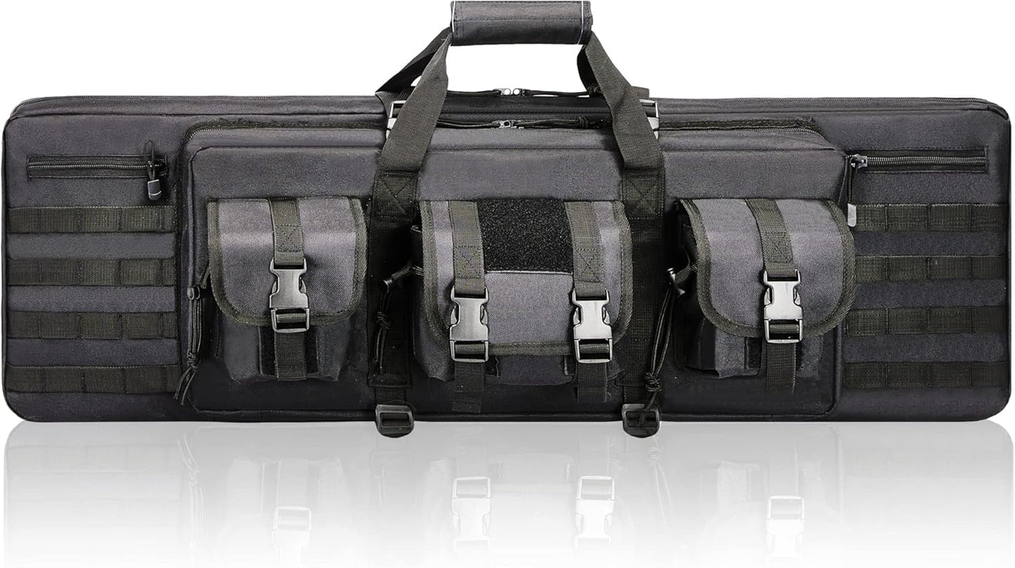 DULCE DOM Double Case Soft Padded Long Bag for Tactical Storage