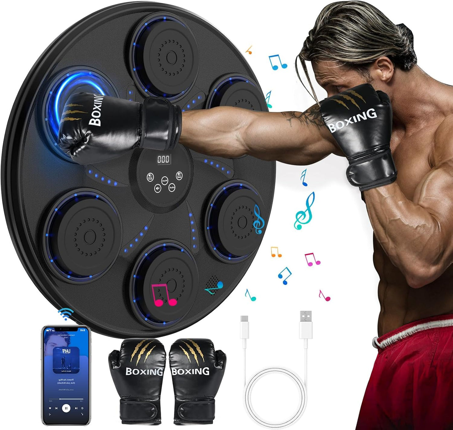 Bluetooth Boxing Machine Set - Knockout Soundtrack