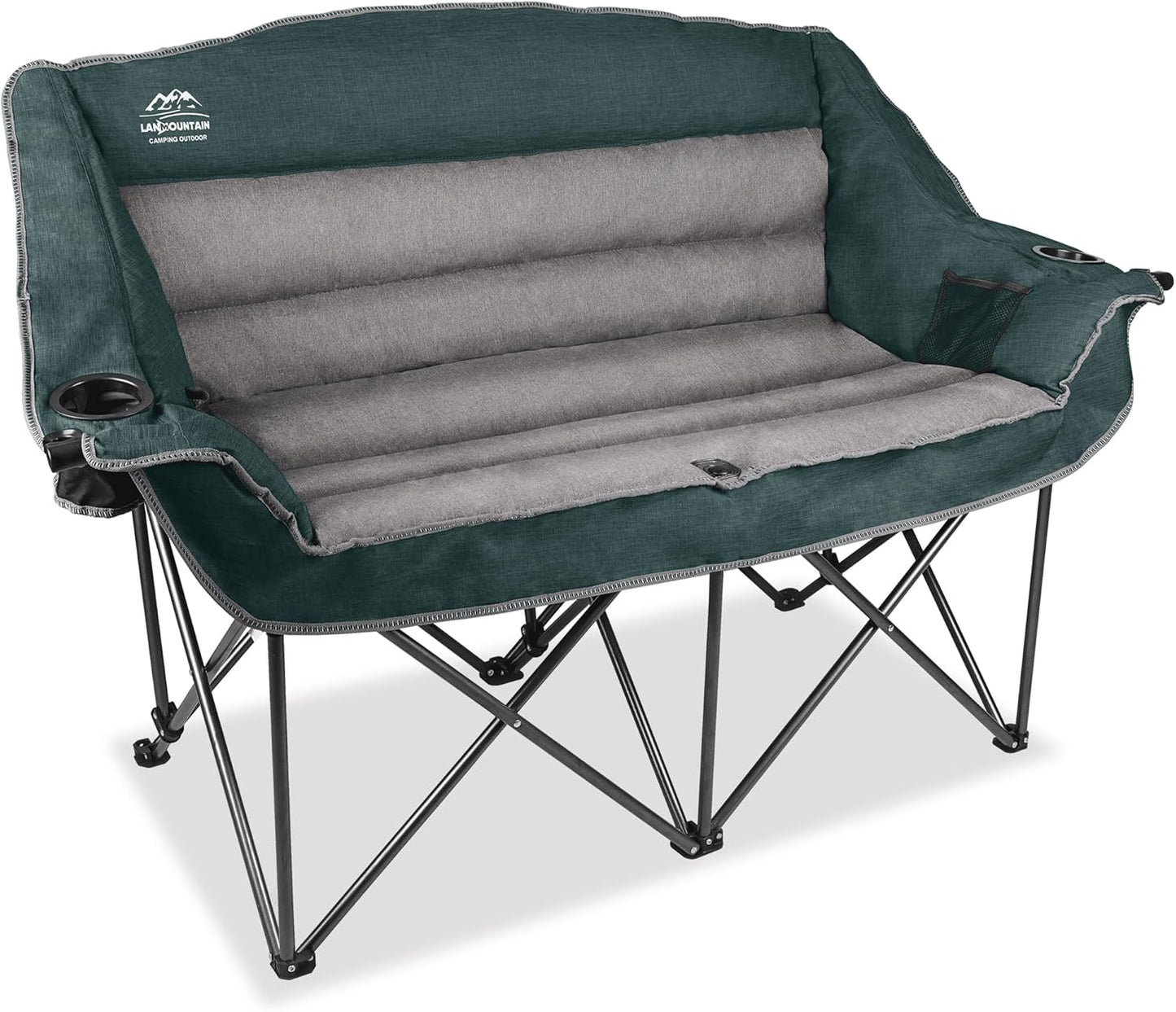 Padded Folding Double Camping Chairs for Ultimate Comfort