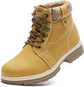 ANJOUFEMME Winter Snow Hiking Work Boots for Women - Durable Comfort