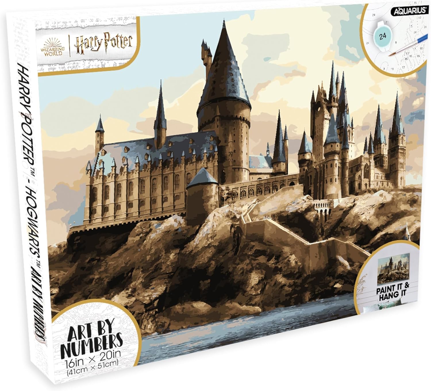 Harry Potter Hogwarts Art by Numbers Paint by Number Kit