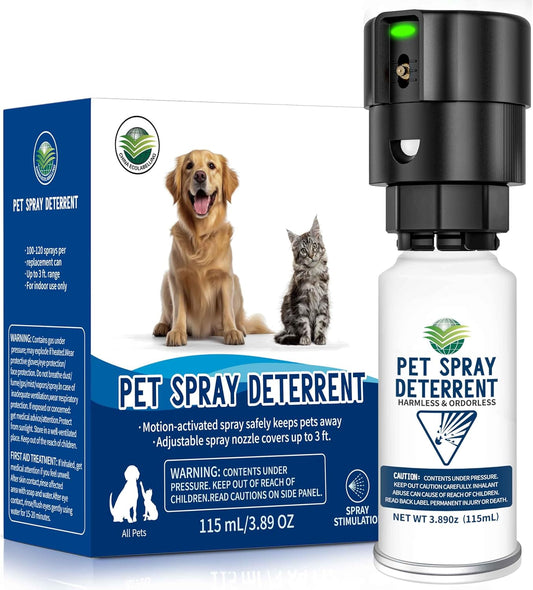 Automatic Cat Spray Deterrent System for Safe Pet Control