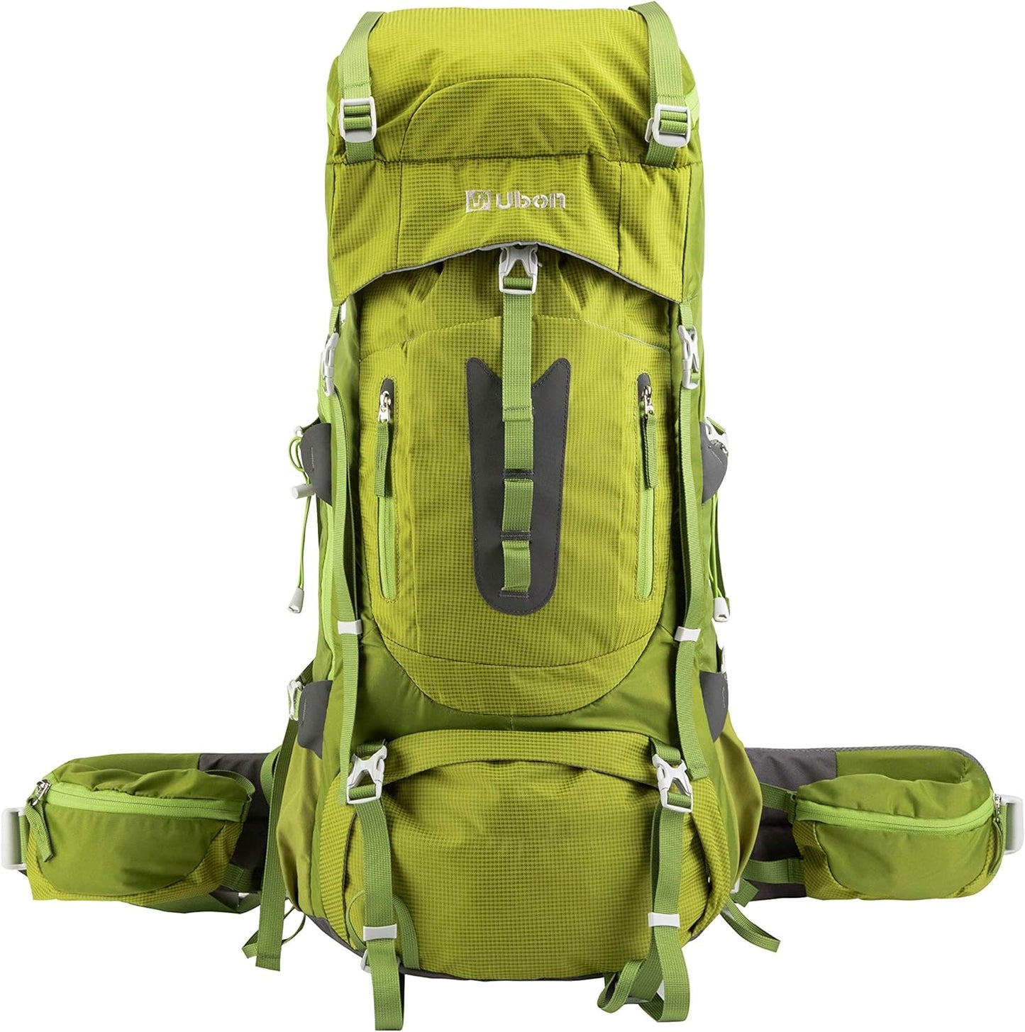 Ubon 60L Waterproof Hiking Backpack: With Rain Cover