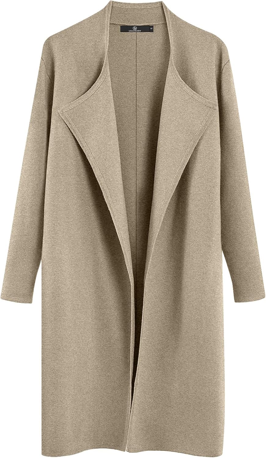LILLUSORY Women's Long Cardigan Sweaters for Trendy Winter Style
