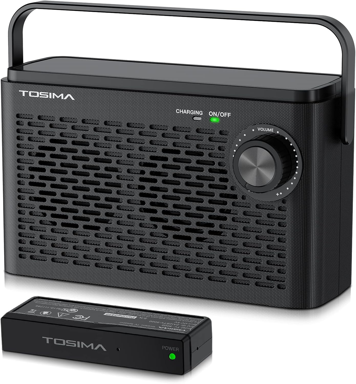 Tosima TV-8000 Wireless Speakers for Seniors with Voice Highlighting