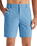 Libin Mens Golf Shorts 7in/9in Flat Front Hybrid Short - Quick Dry UPF
