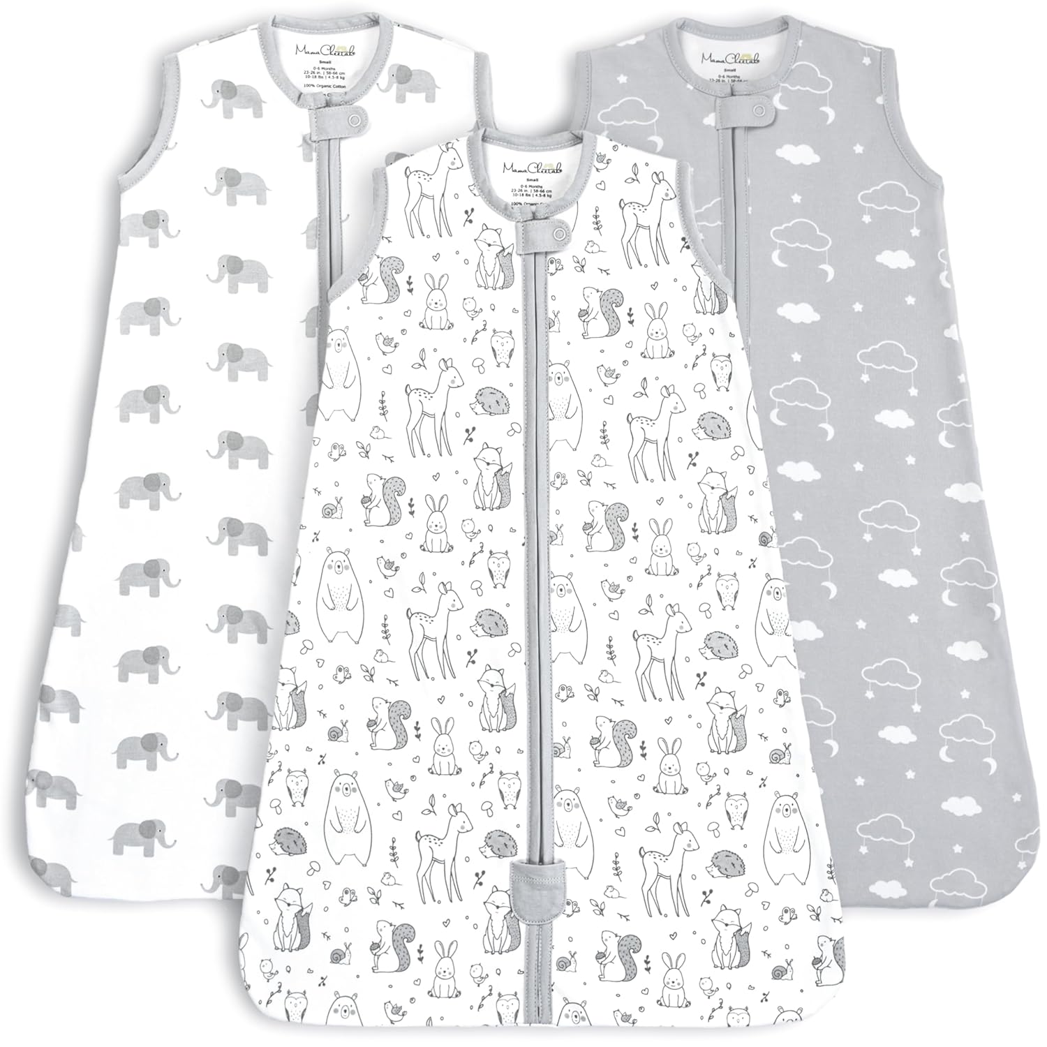 Mama Cheetah Baby Sleep Sack 0.5 TOG for Cozy Sleep