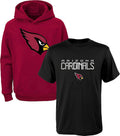 NFL Youth 8-20 Polyester Performance Hoodie & T-Shirt 2 Pack Set Fan