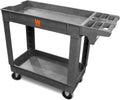 WEN 73009 500-Pound Capacity Two-Shelf Service Utility Cart - Heavy