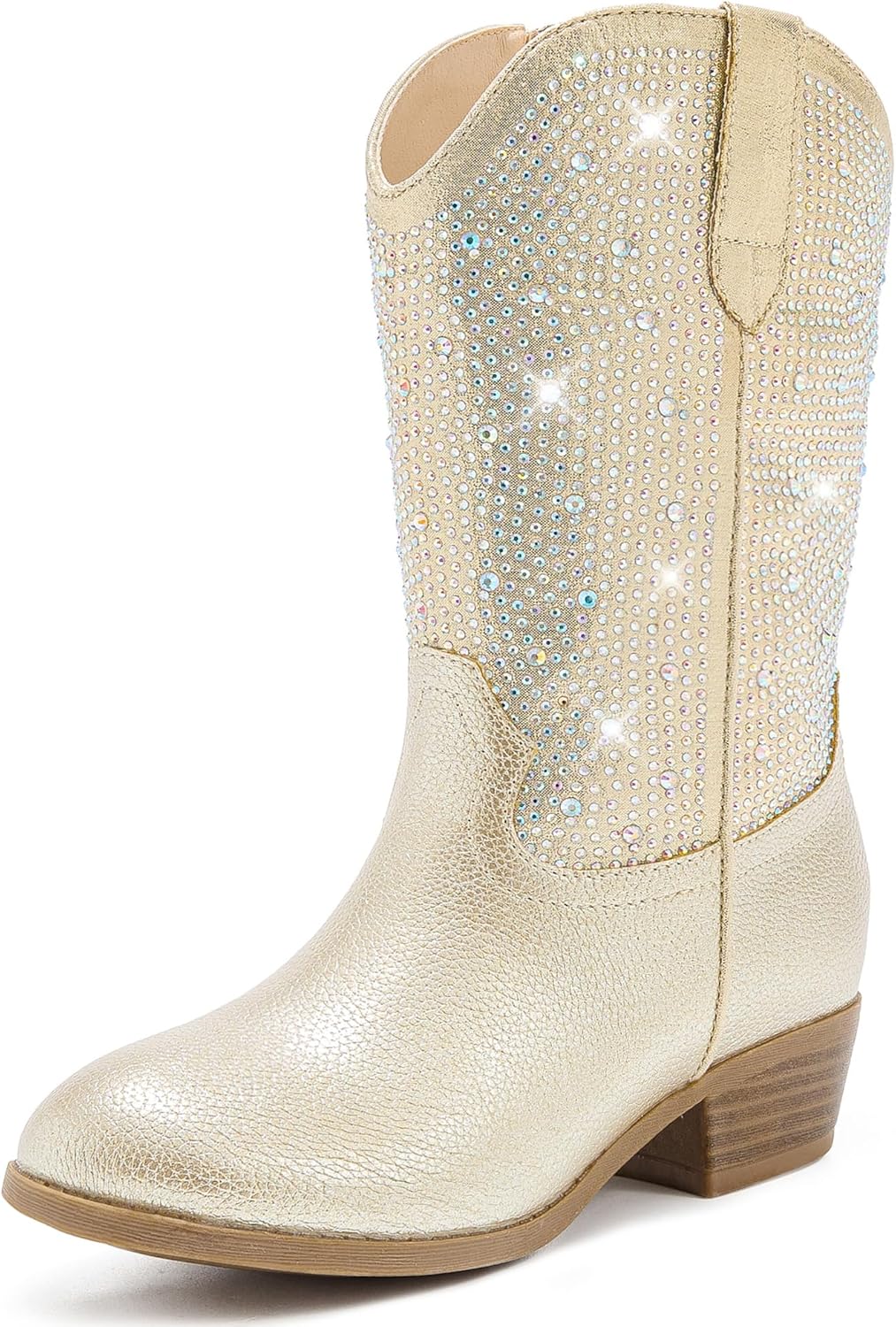 Rhinestone Sparkly Girls Cowgirl Boots for Little Kids Fun