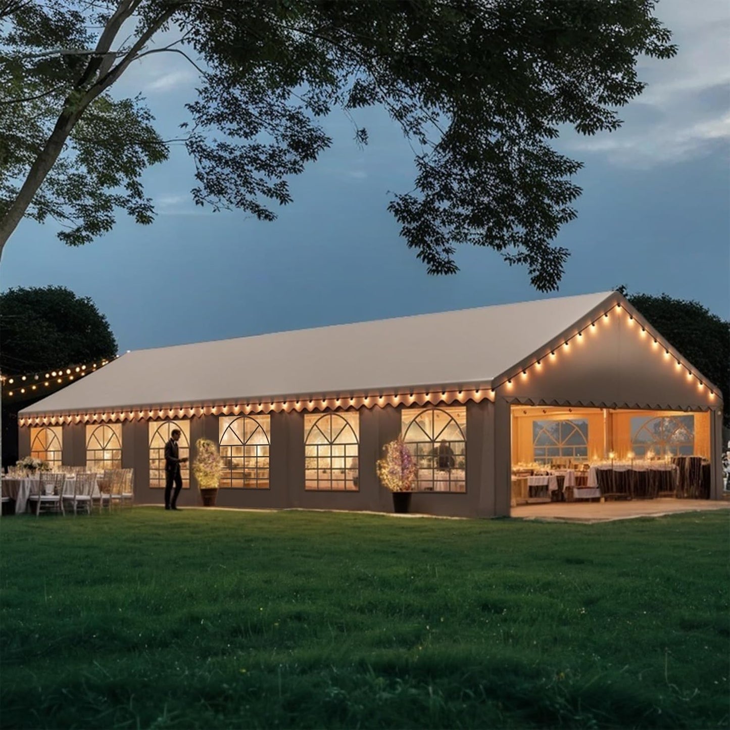 YITAHOME 20x40 ft Party Tent for Outdoor Events and Weddings