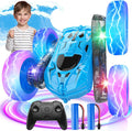 Remote Control Car for Boys Blue Double-Sided 360Flip RC Car - Bright