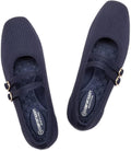 Stylish Square Toe Mary Jane Flats for Women by Frank Mully