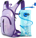 Hydration Pack Backpack for Women & Men - Lightweight 2L Bladder