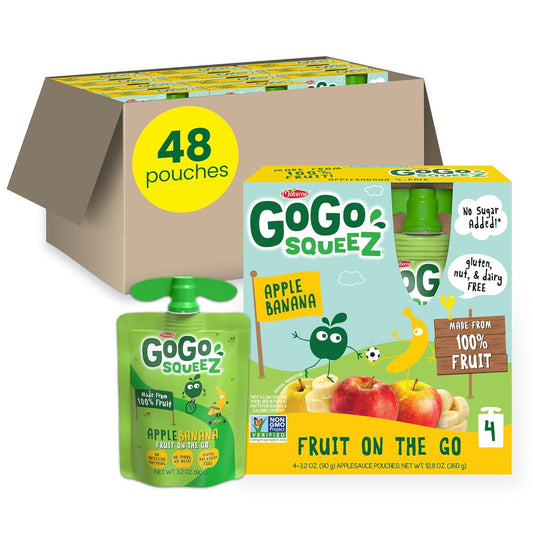 GoGo squeeZ Applesauce Pouches - Healthy Snacks for Kids