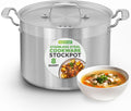 NutriChef 8 Qt Heavy-Duty Stockpot with Stainless Steel Lid - Durable