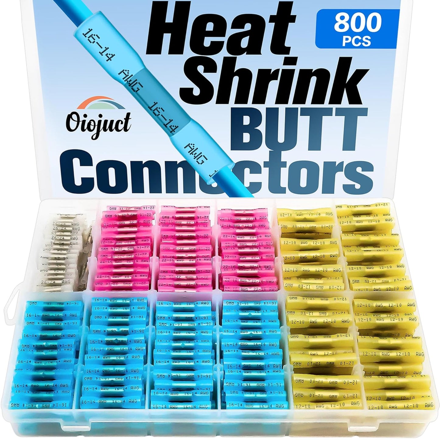Heat Shrink Butt Connectors Kit - Waterproof Electrical Connectors