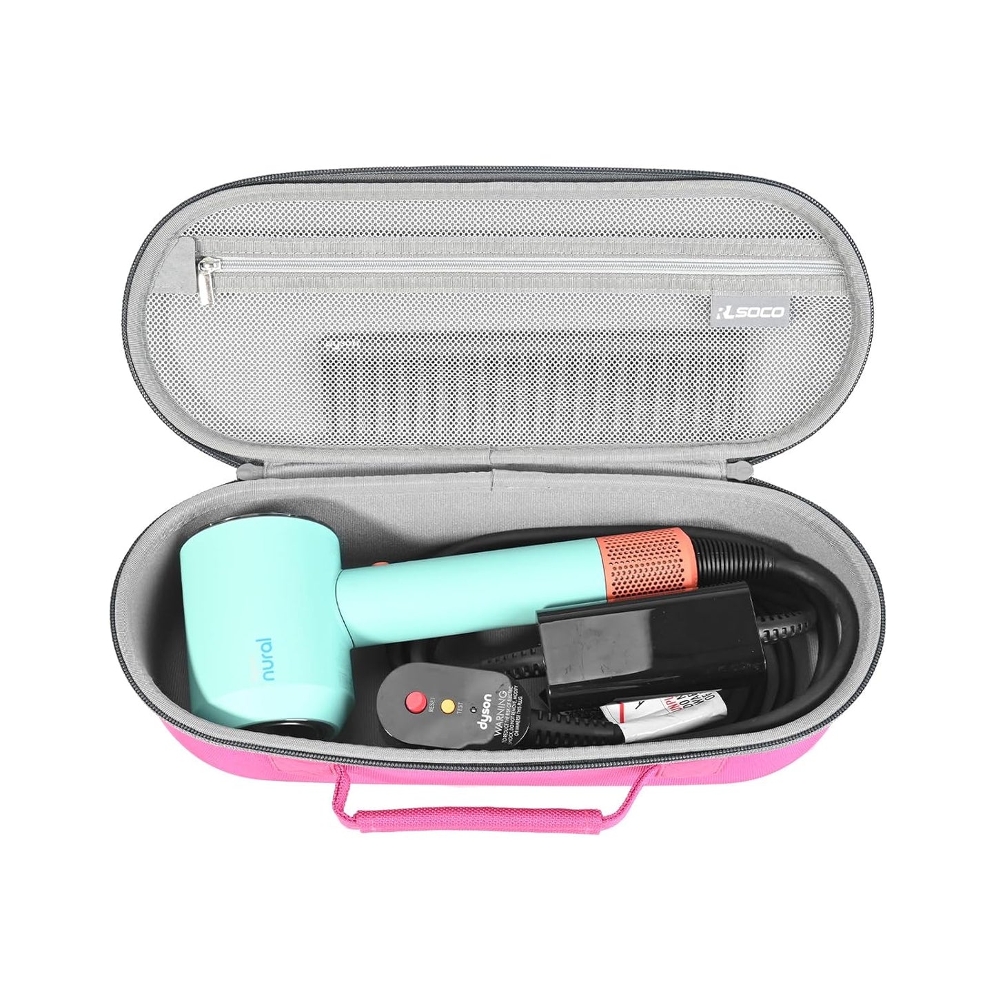 RLSOCO Pink Travel Case - Dyson Supersonic Hair Dryer Only