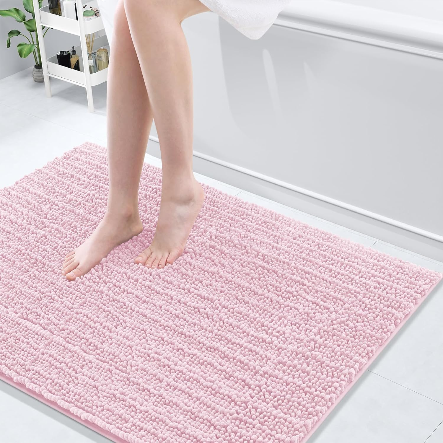 Arotive Luxury Chenille Bathroom Rug Mat for Ultimate Comfort