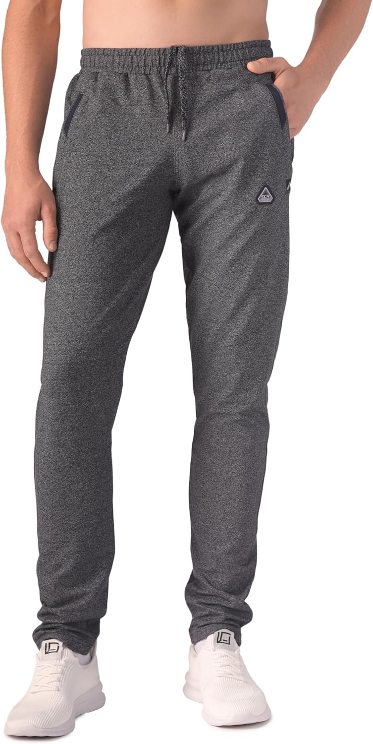 Men's Sweatpants Luxury Fit for Tall Men with Zipper Pockets