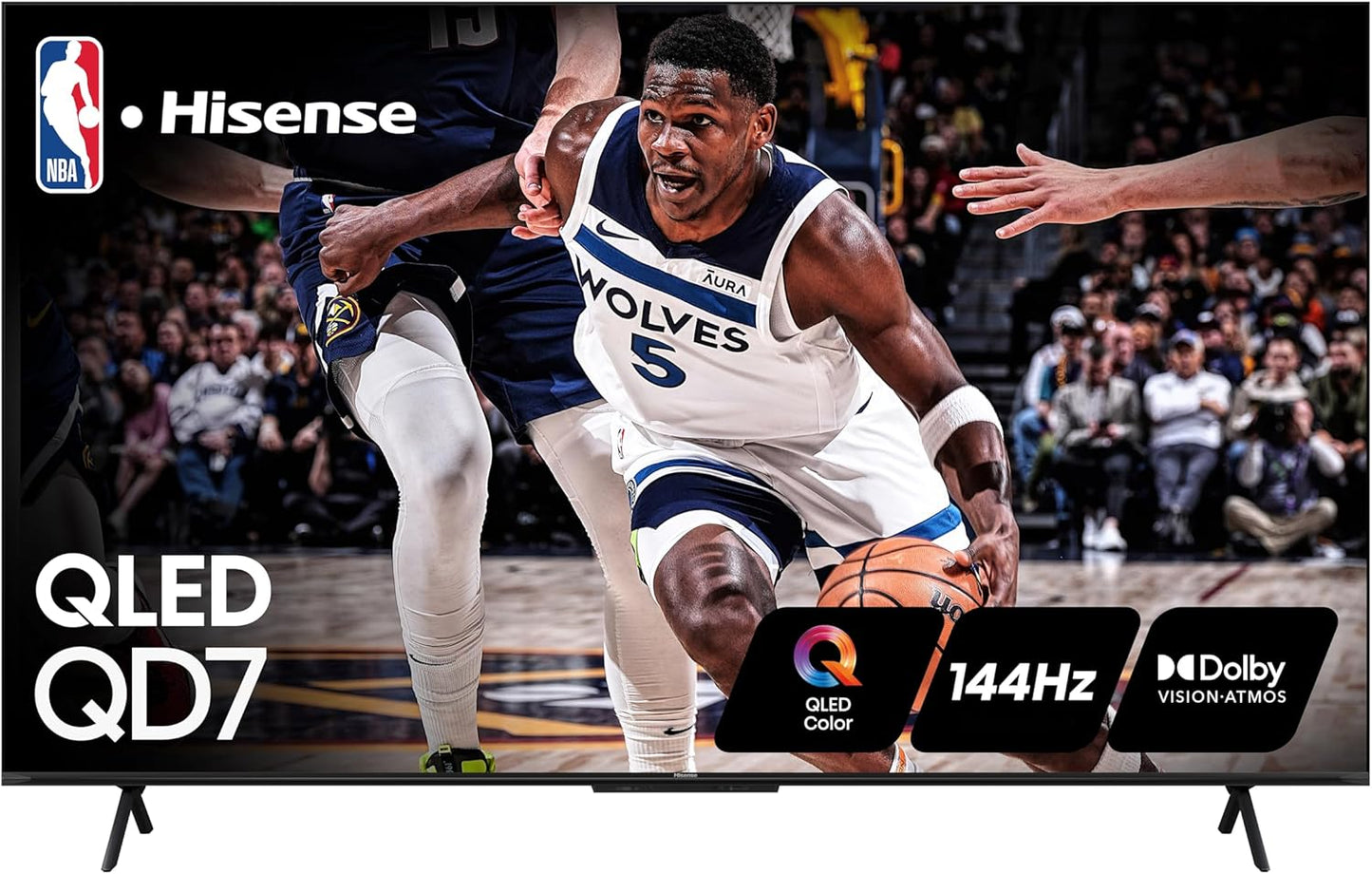 Hisense 85 QLED Smart TV - 144Hz Motion, Game Mode Pro