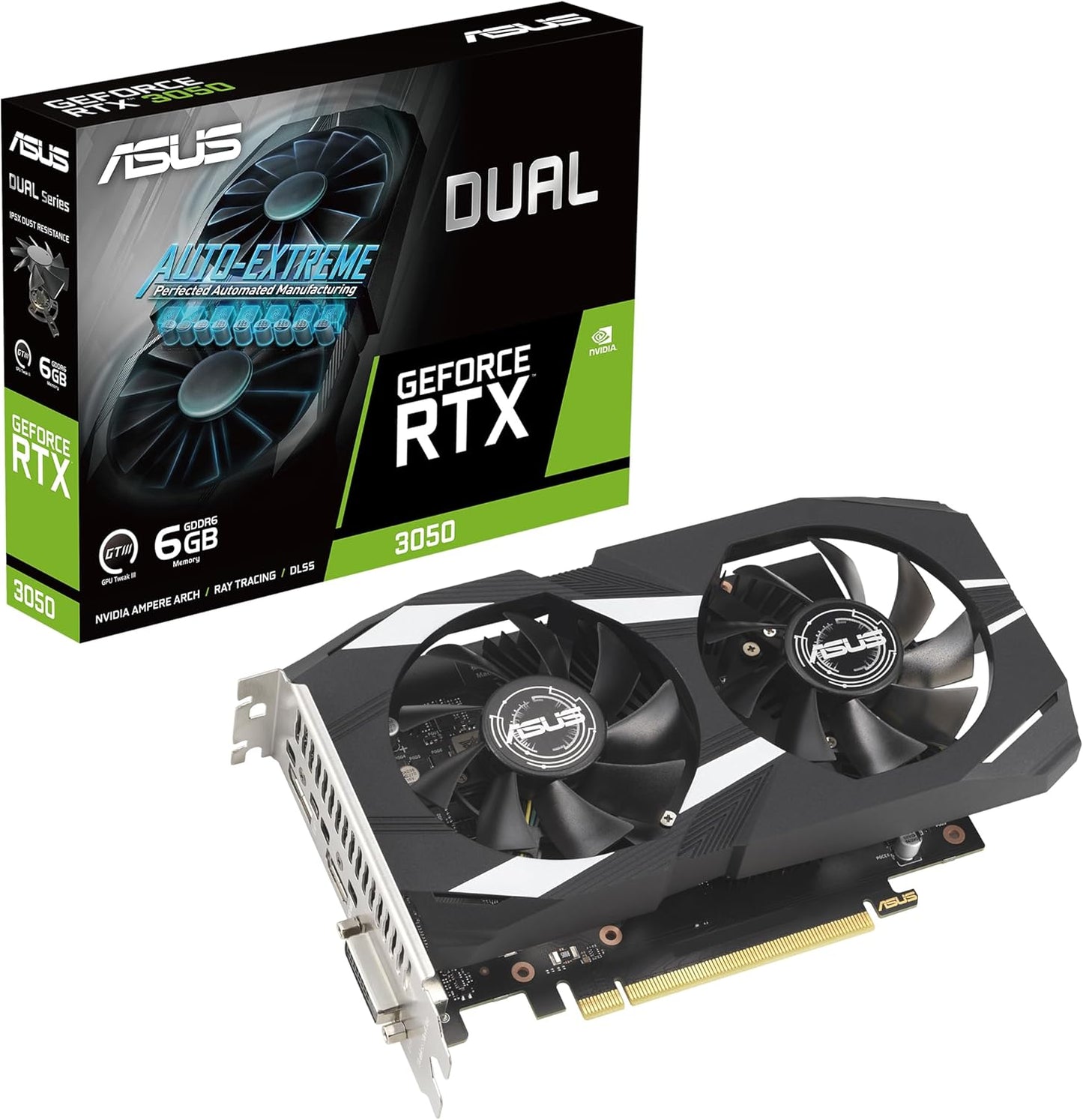 ASUS Dual NVIDIA GeForce RTX 3050 6GB Gaming Graphics Card Review