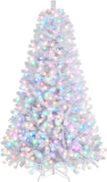 Pre-lit 6ft Spruce Artificial Christmas Tree - 300 Multicolor LEDs
