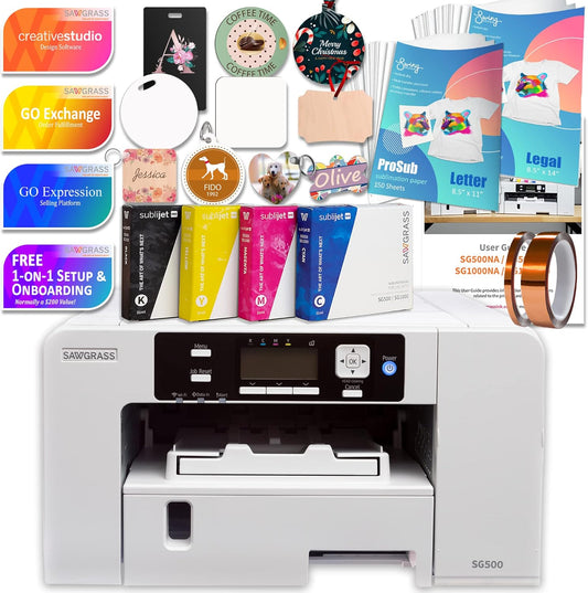 Sawgrass SG500 Sublimation Bundle - Print with Ease