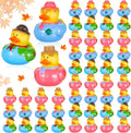 Scarecrow Rubber Ducks 48 Pc Bulk Fall Decorations - Festive Table