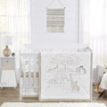 Sweet Jojo Jungle Safari Crib Bedding Set - Breathable 6-Piece