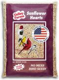 Whole Sunflower Hearts for Birds (15 LB) - Clean Shelled No Mess Seed