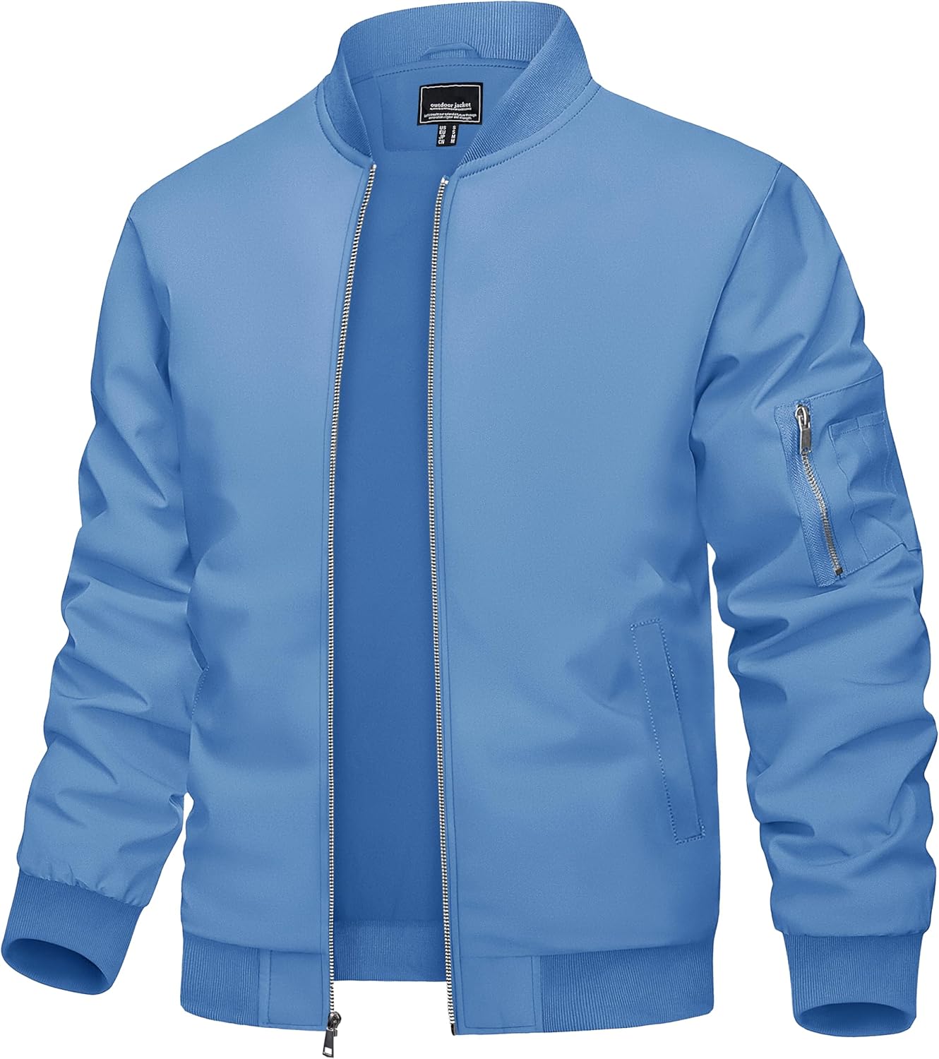 TACVASEN Men's Bomber Jacket - Lightweight Windbreaker Coat
