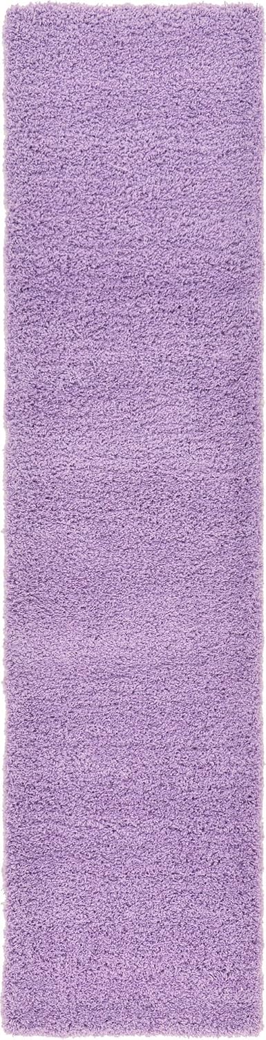 Unique Loom Solid Shag Collection Area Rug for Cozy Spaces