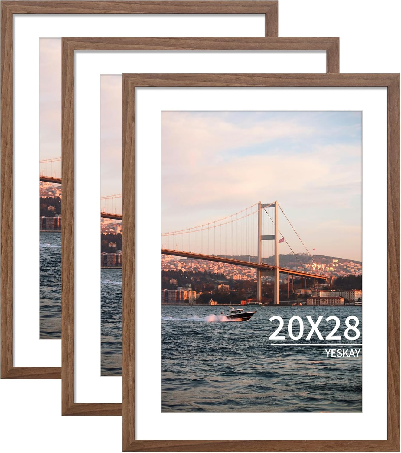 20x28 Picture Frame Set of 3 for Horizontal and Vertical Display