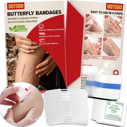 Butterfly Bandages Emergency Wound Closure for Quick Healing