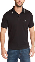Nautica Classic Fit Short Sleeve Dual Tipped Polo - Comfortable Fit