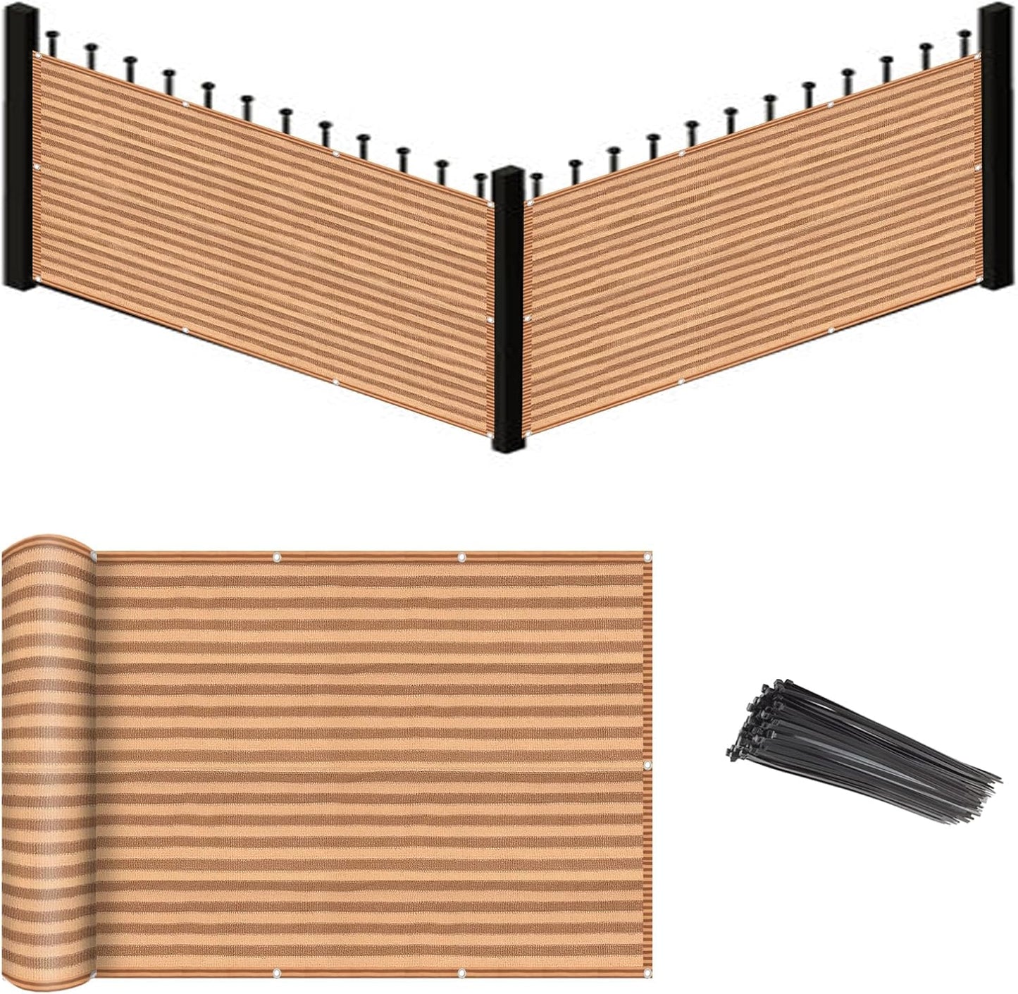 Eden's Decor Balcony Privacy Screen for Outdoor Spaces