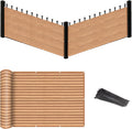 Balcony Privacy Screen Brown/Khaki 3ft x 29ft - Weather-Resistant