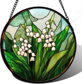 Vibrant Stained Glass Window Hanging for Home Decor Gifts
