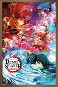 Demon Slayer Swordsmith Village - Key Art 2 Framed Poster, Bronze
