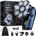 8D Head Shavers for Bald Men - Flexible Rotary Razor