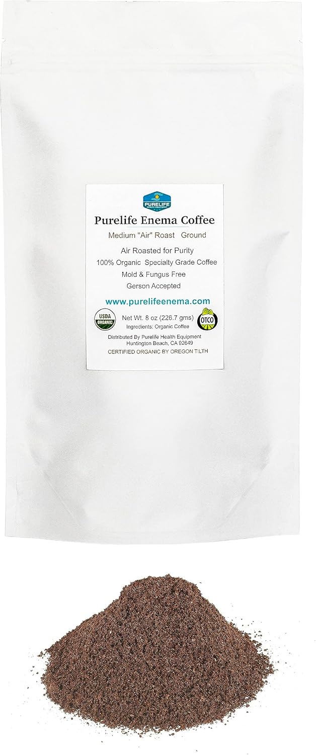 PureLife Enema Coffee - Organic Gerson Specific Ground 1 Lb