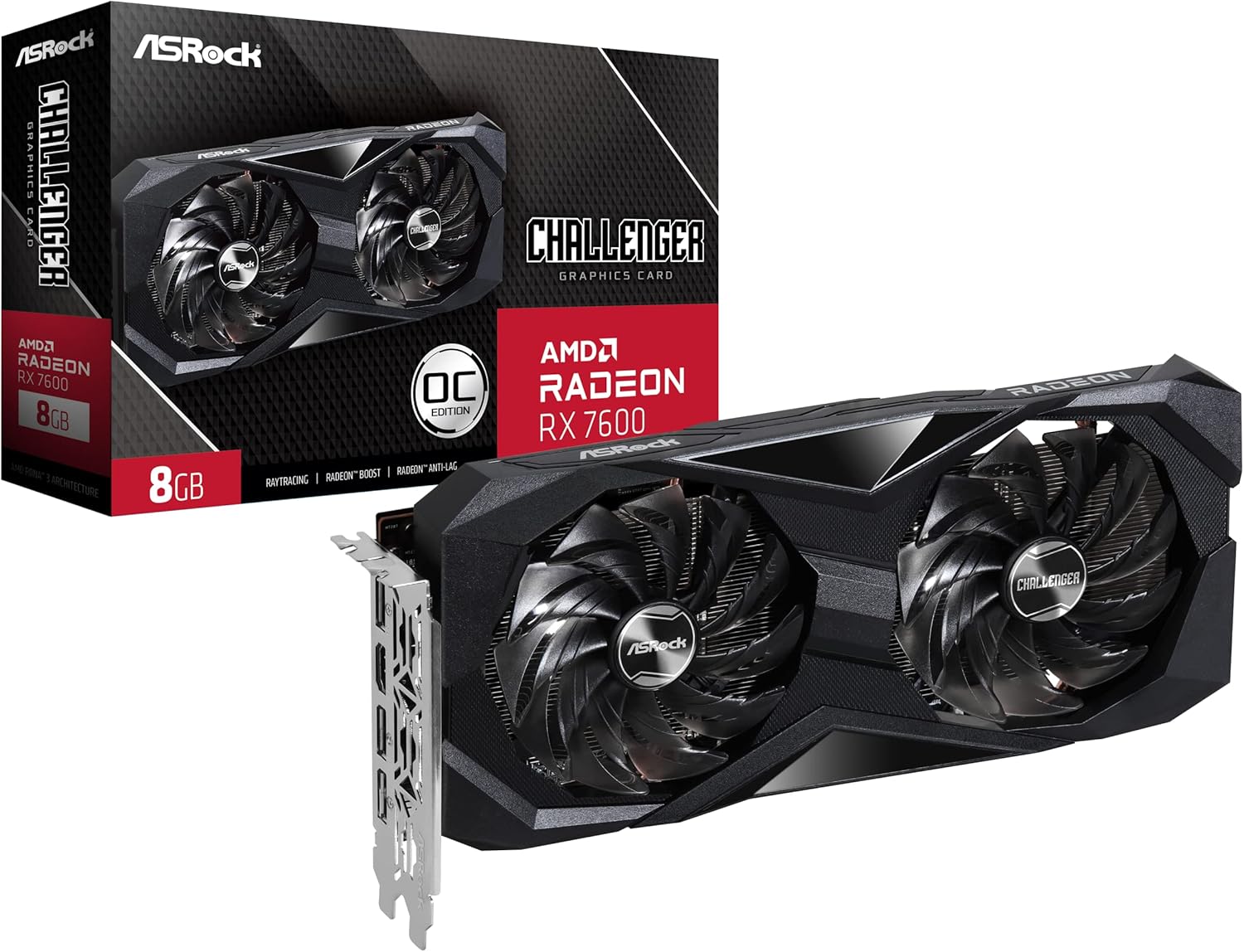 ASRock AMD Radeon RX 7600 Challenger 8GB OC Graphics Card Review